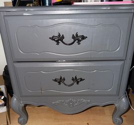 French Provincial 2-Drawer Nightstand