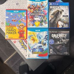 Wii U Games And PS3/PS4 Games