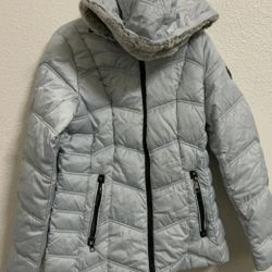 $45🍓🍓⚡️Nautica Fleece Hood Puffer Jacket Water Resistant Detachable Hood (Medium)058