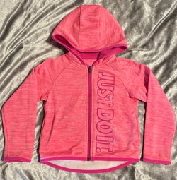 Girls Nike Pink Jacket Just do it - Size XS 4