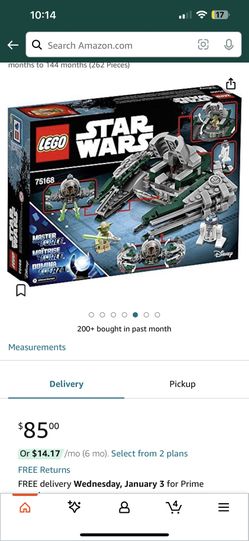 Star Wars Lego !Yodas Star Fighter