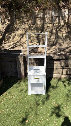 Bedside storage 58 in high, 16 long, 17 wide w usb & usb c working