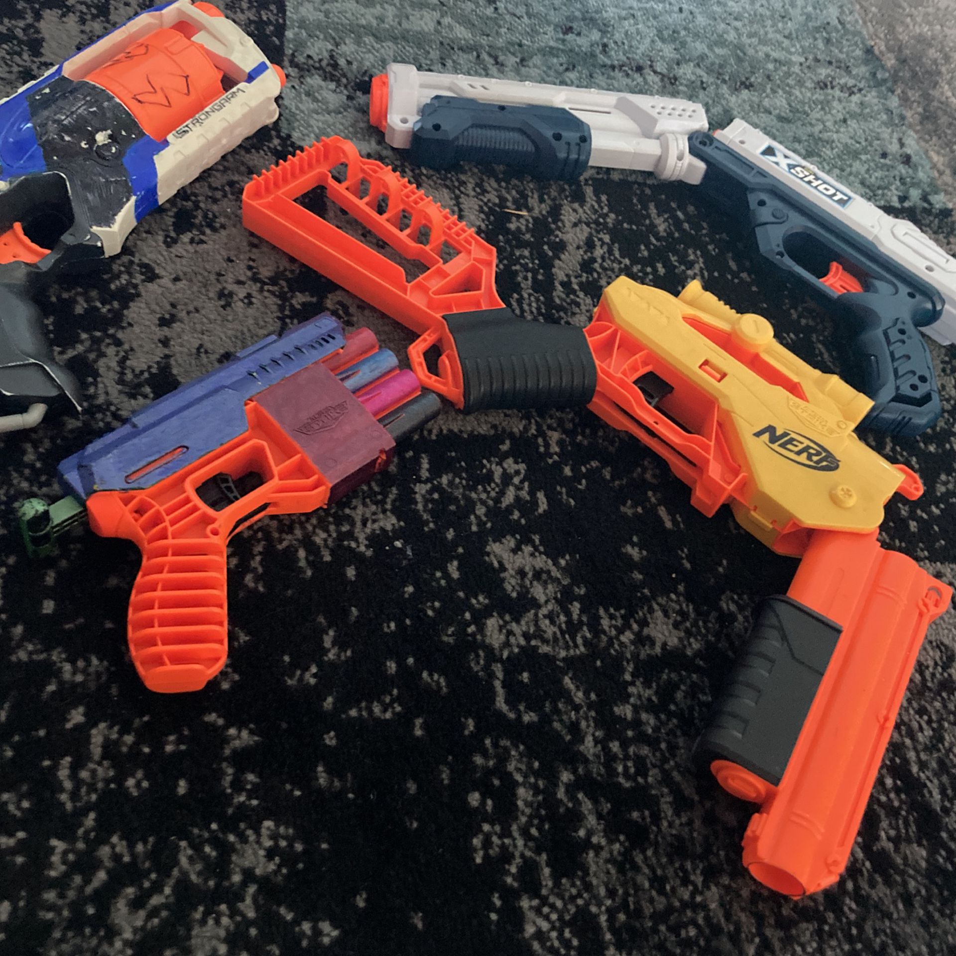 4 Nerf/X-shot Dart Guns