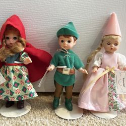 5” Little Red Riding Hood, Peter Pan, Rapunzel