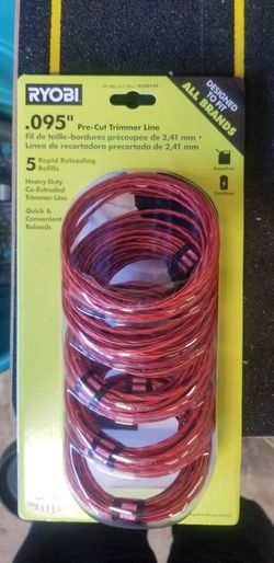 Ryobi Pre Cut Trimmer Line .095"