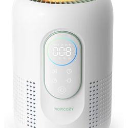 Momcozy Nursery Air Purifier, H13 HEPA, 4 Stage Filtration, PM2.5 Monitor, Night Light, Quiet 21 dB,*NEW*