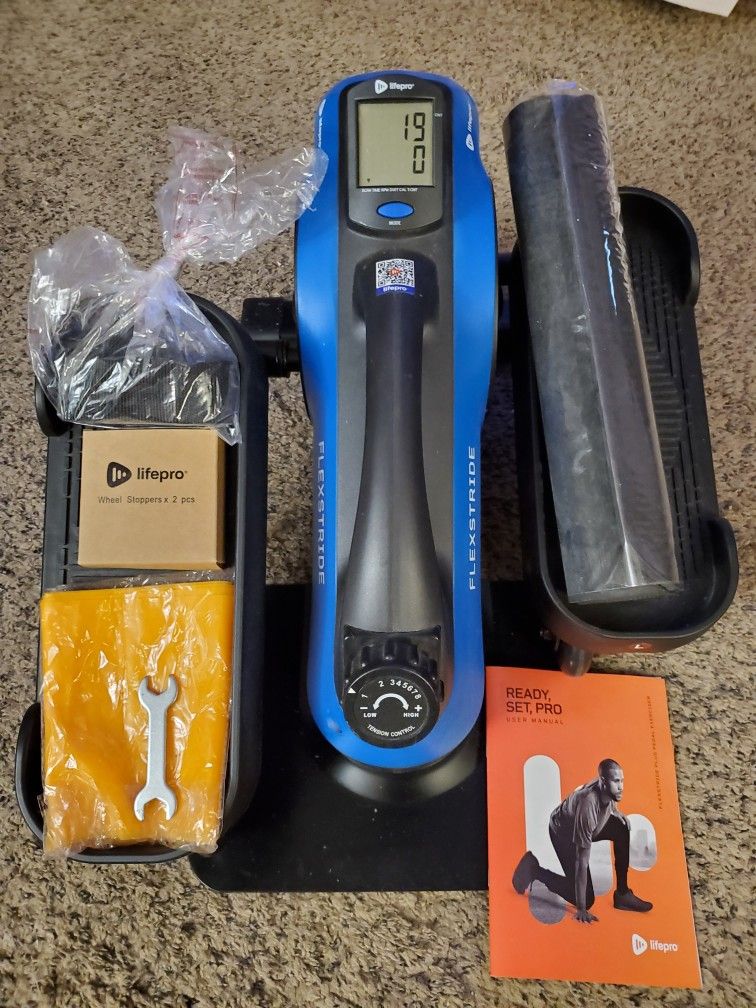 WORKOUT WHILE YOU WATCH TV with this under desk elliptical