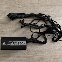 Corsair RM850x 850W Power Supply – Fully Working, Braided Cable Extenders Included