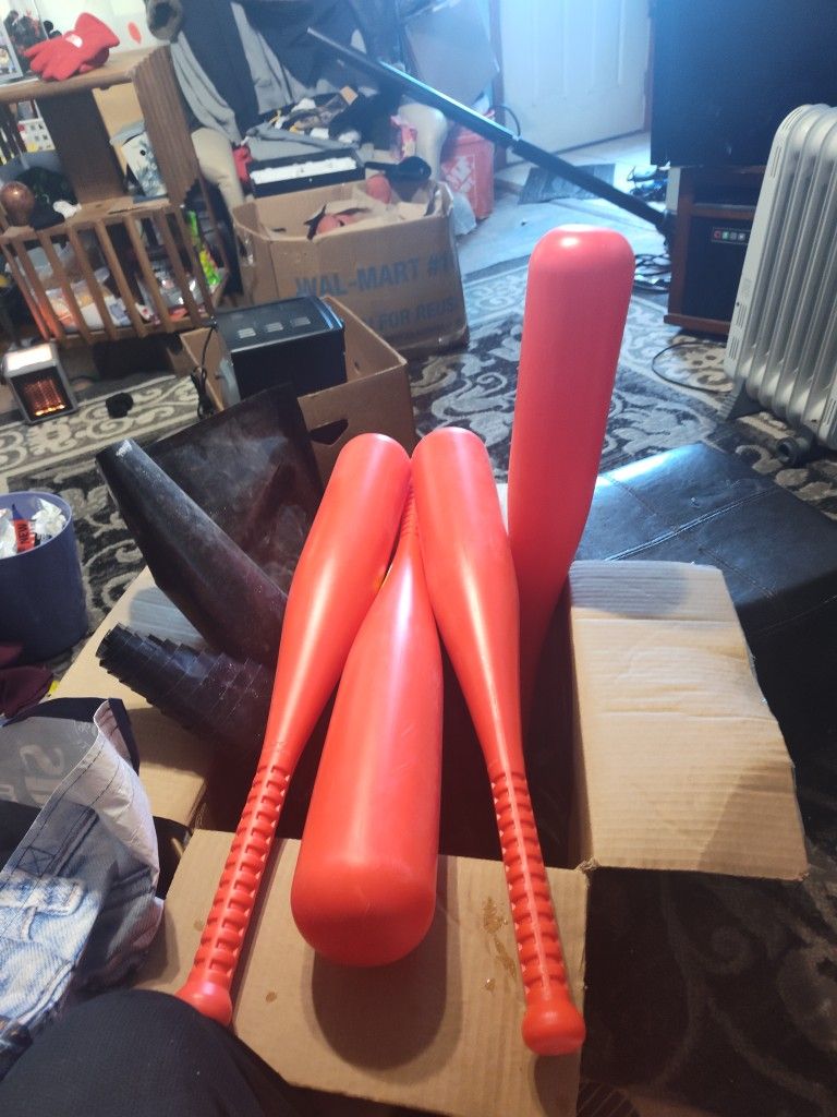 Jumbo Plastic Bats.