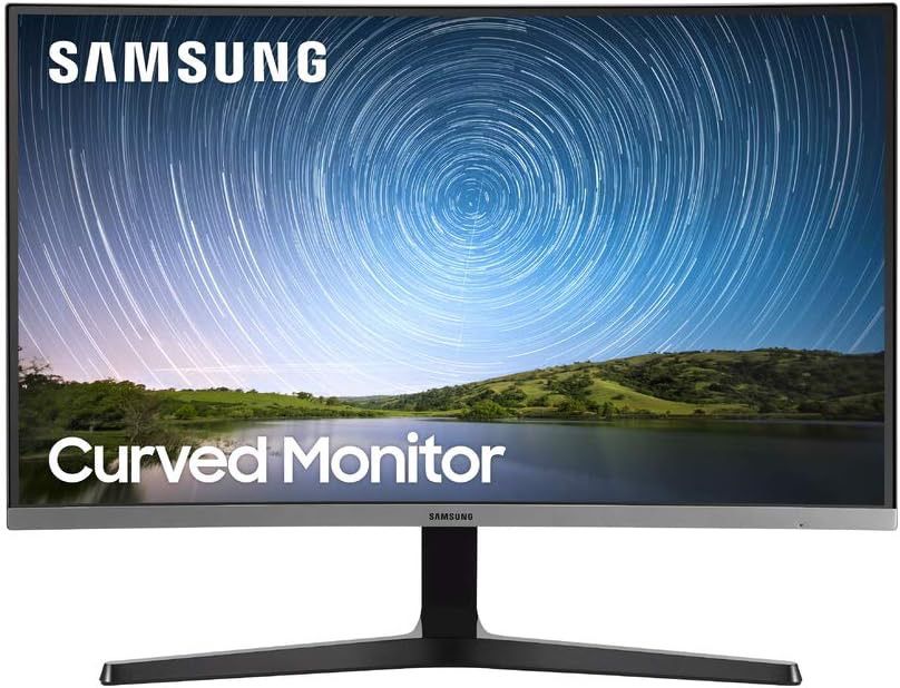 SAMSUNG 27-Inch CR50 Frameless Curved Gaming Monitor (LC27R500FHNXZA) – 60Hz Refresh, Computer Monitor, 1920 x 1080p Resolution, 4ms Response, FreeSyn