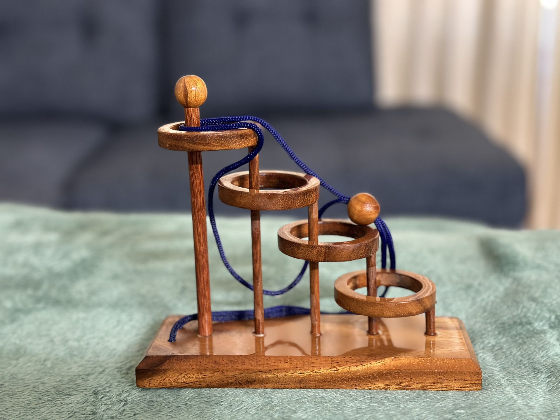 Wooden Rope Puzzle Game