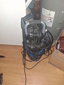 Electric Pressure Washer with Hose Reel