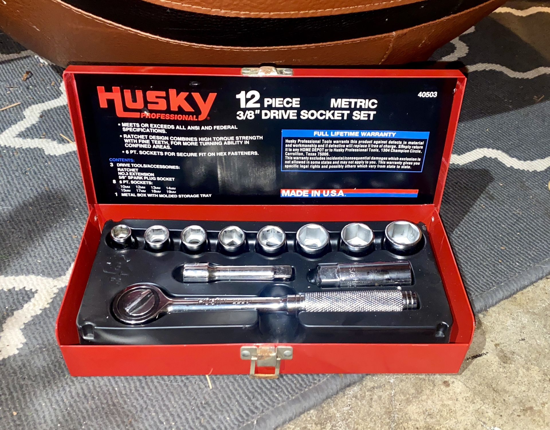 Vintage USA Made Husky Professional Socket Set