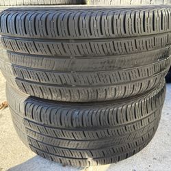 225/50R17 2 used tires continental run flat 