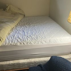QUEEN Box Spring & Mattress -FREE