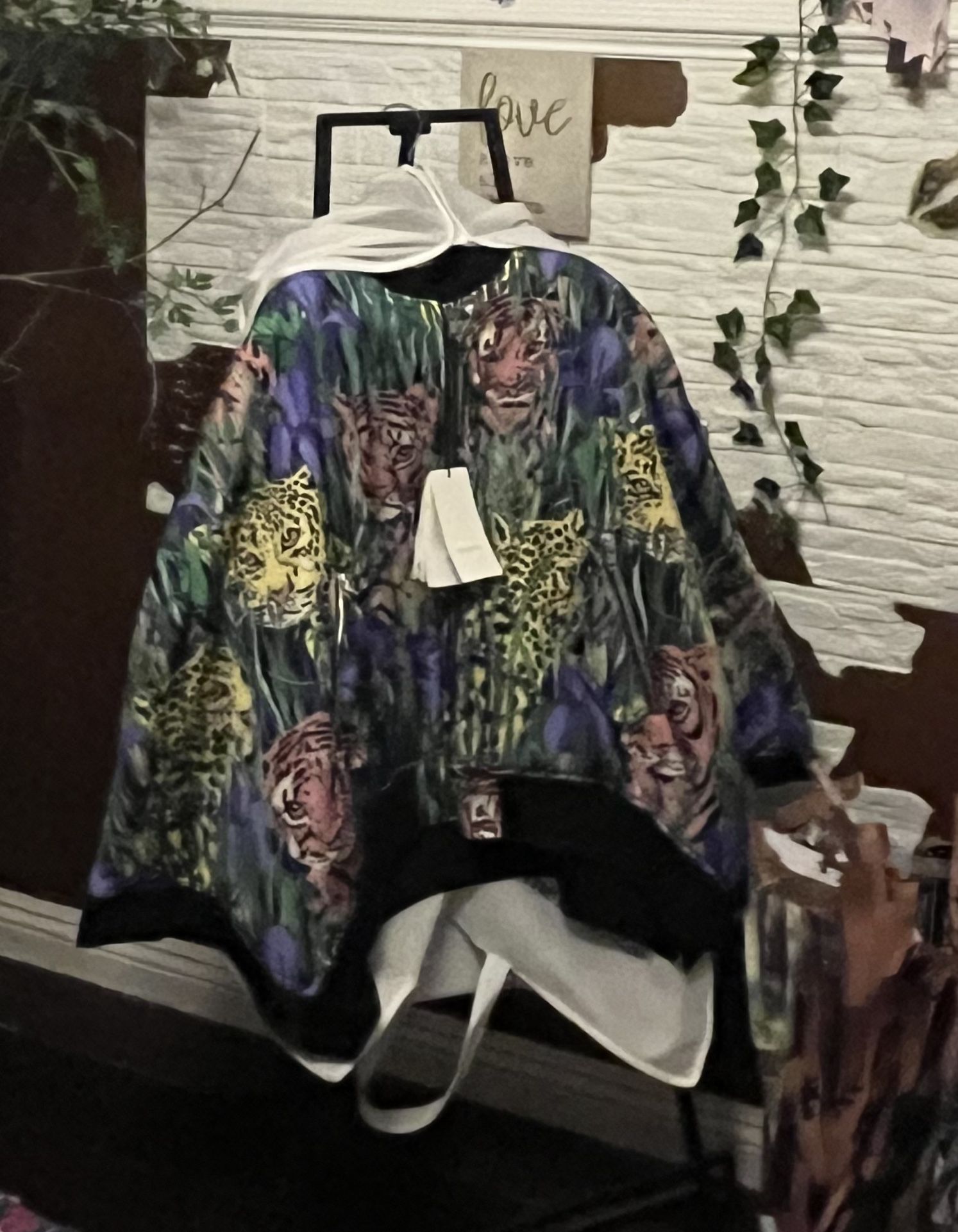 Gucci, Reversible Bomber Poncho Jacket