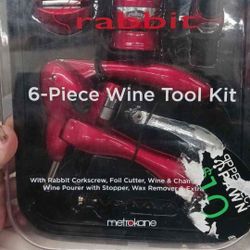 Brand New 6 Piece Wine Kit