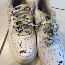 Men’s 9.5 Splatter Paint Air Force 1 