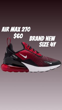 Nike Air Max 270 Brand New Size 4 Y red