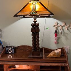 Antique Tiffany Style Lamp