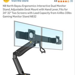 Dual Monitor Desk Mount