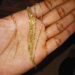 14k Gold Rope Chain