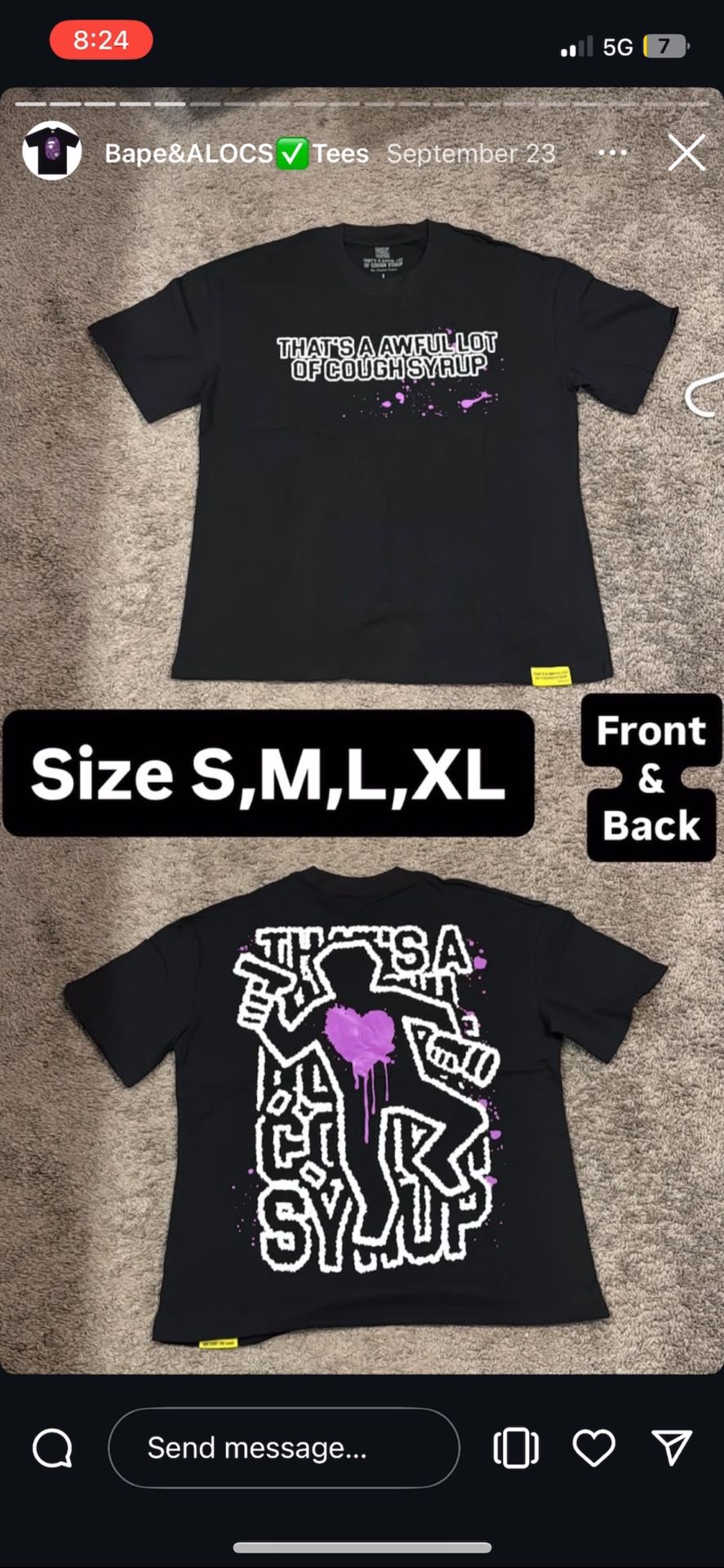 BAPE AND ALOCS Tees