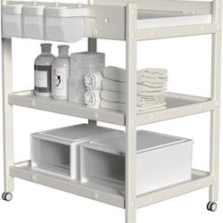 Baby Changing Table with Waterproof pad, Organizer for Newborn and Infant BRAND NEW retail $145