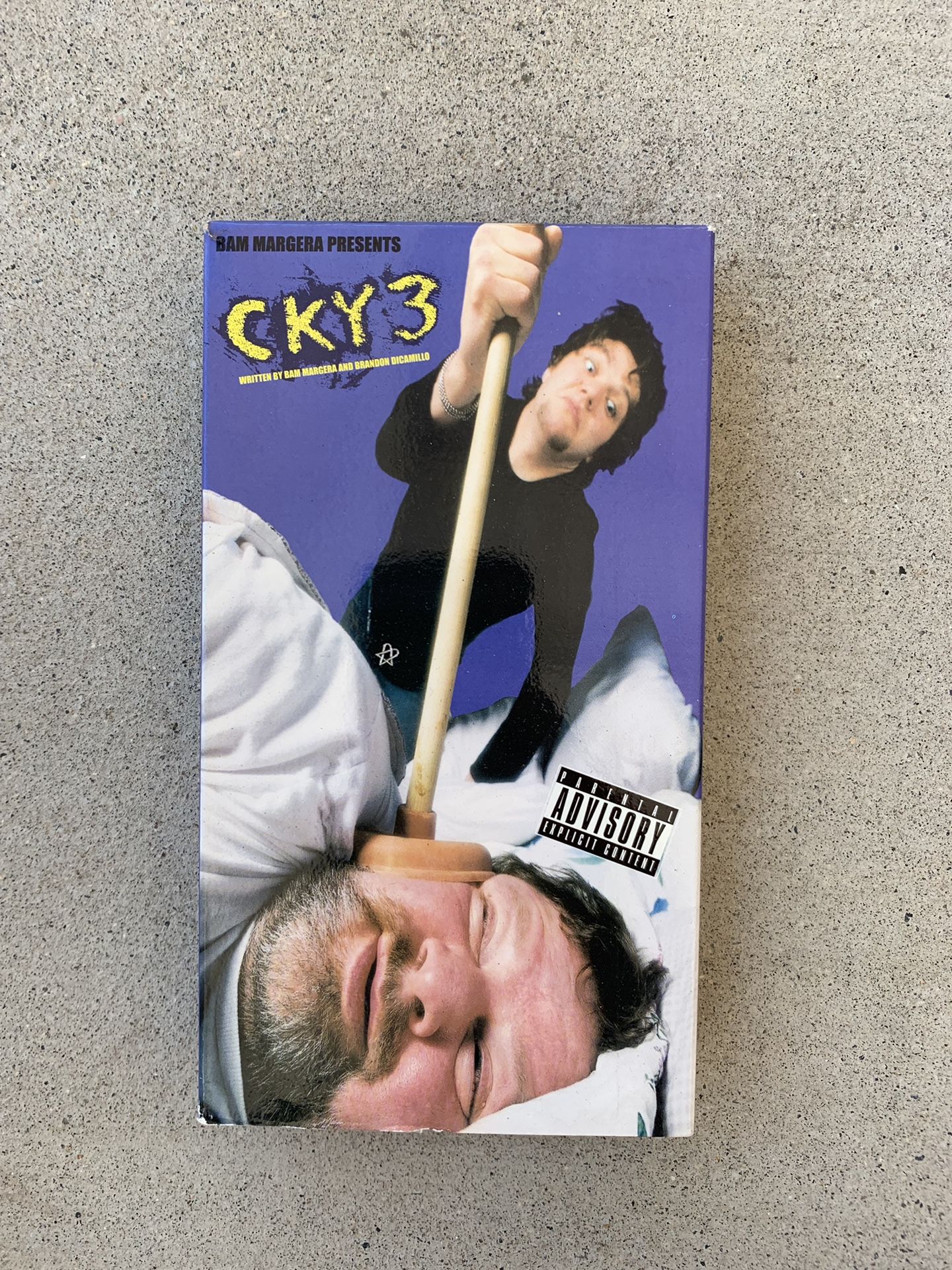 Bam Margera CKY and CKY3 vhs tapes