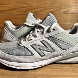 New Balance 990v5 Grey Running Shoes Sneakers Suede Men’s Size 11 D