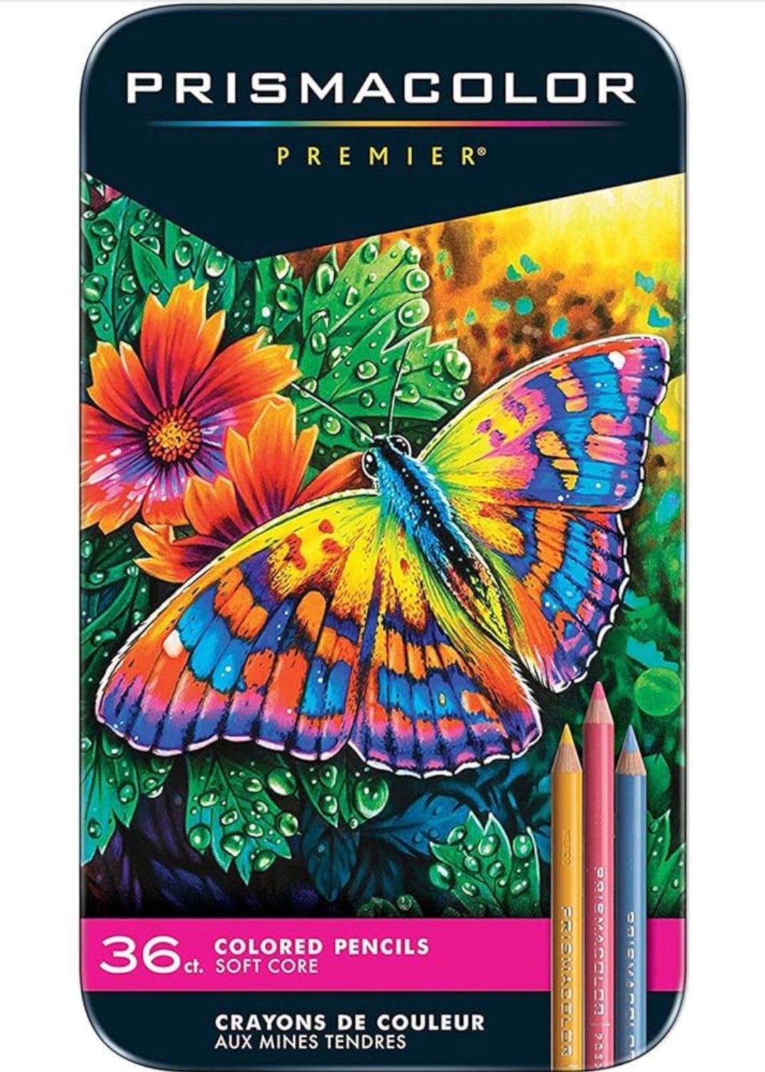 PRISMACOLOR PREMIER Soft Core Colored Pencils, Assorted Colors, 36ct. & 48ct. & BLICK STUDIO 12 greys Artists’ Colored Pencils 