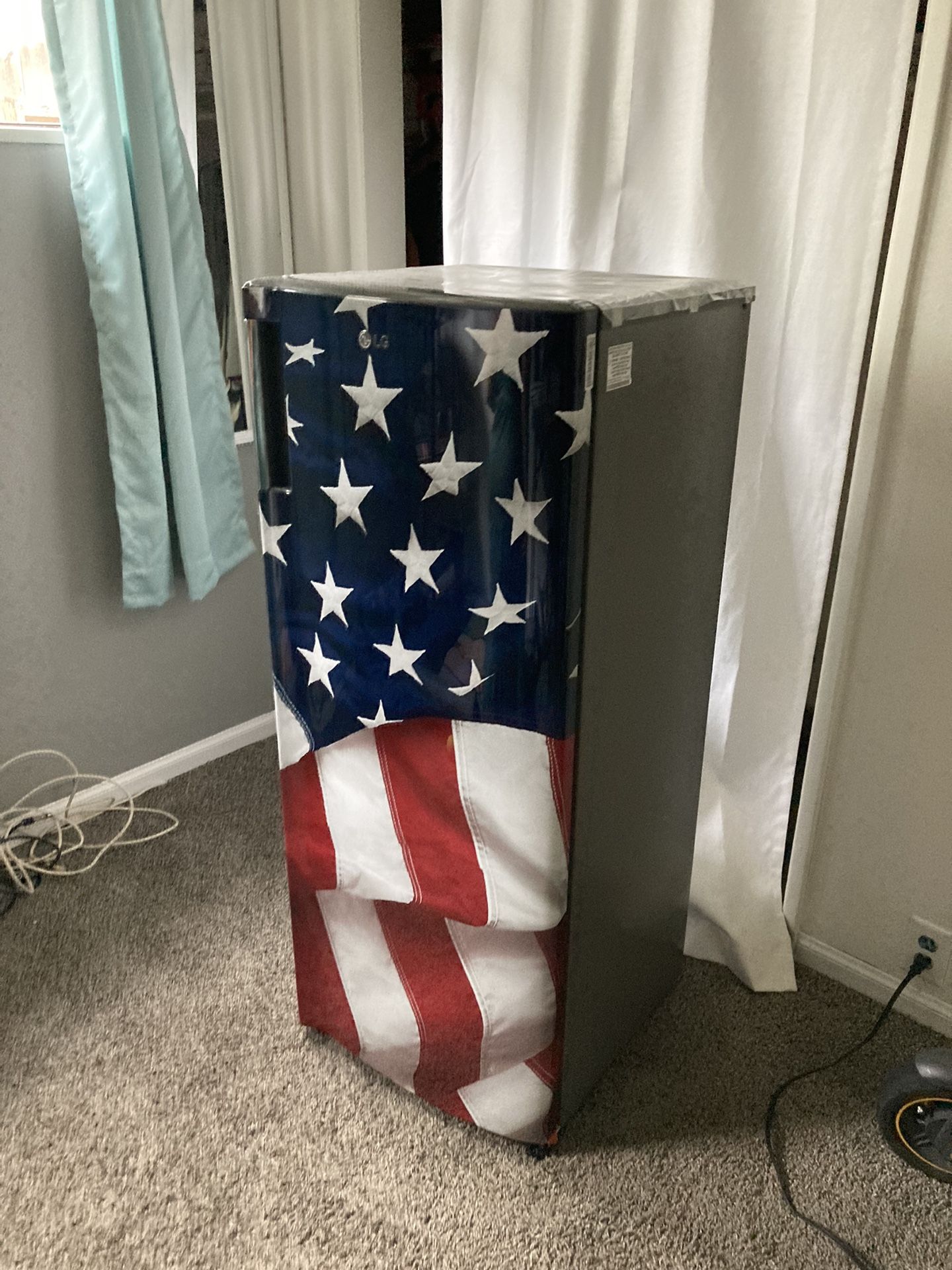 LG American Flag Refrigerator