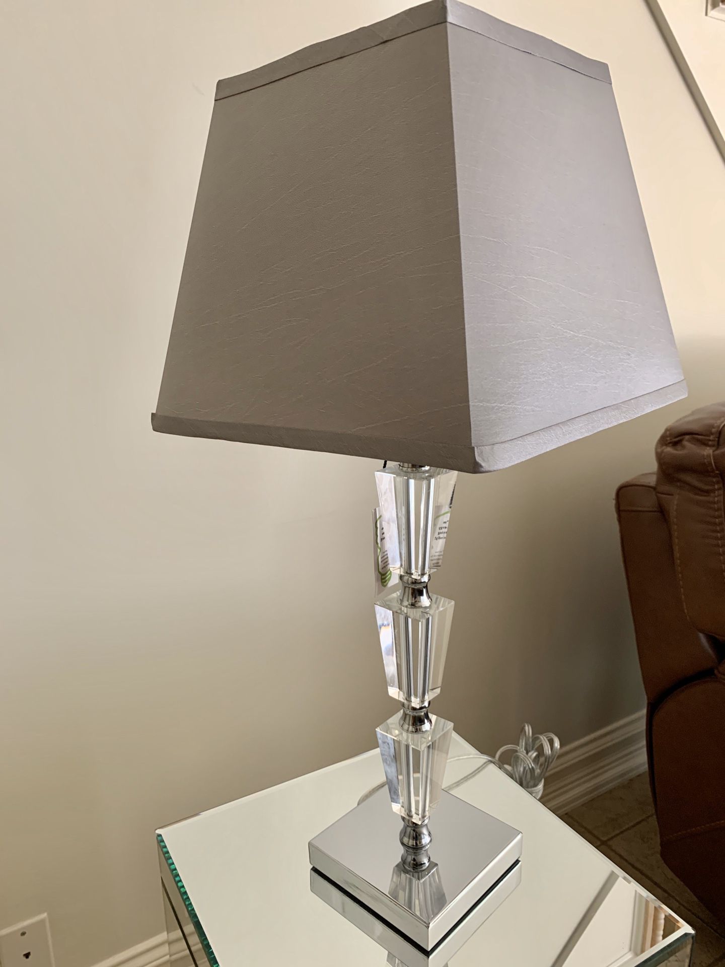 Modern Crystal Table Lamp - Brand New with Tags