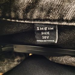 Shein Black Jean Jacket