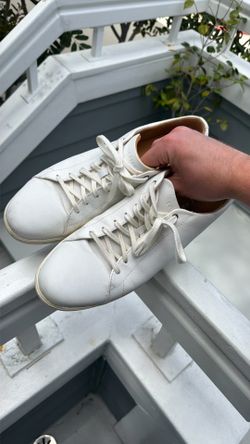 COLE HAAN SIZE 13 WHITE CASUAL DRESS SNEAKERS
