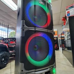 16500w Led Bluetooth Rechargable Speaker With Mic And Remote Control 1234