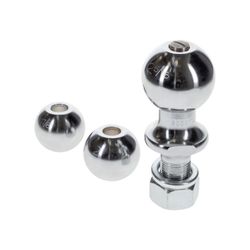 REESE® Interchangeable Trailer Hitch Ball, (1-7/8 Inch Diameter Ball & 2 Inch Diameter Ball & 2-5/16