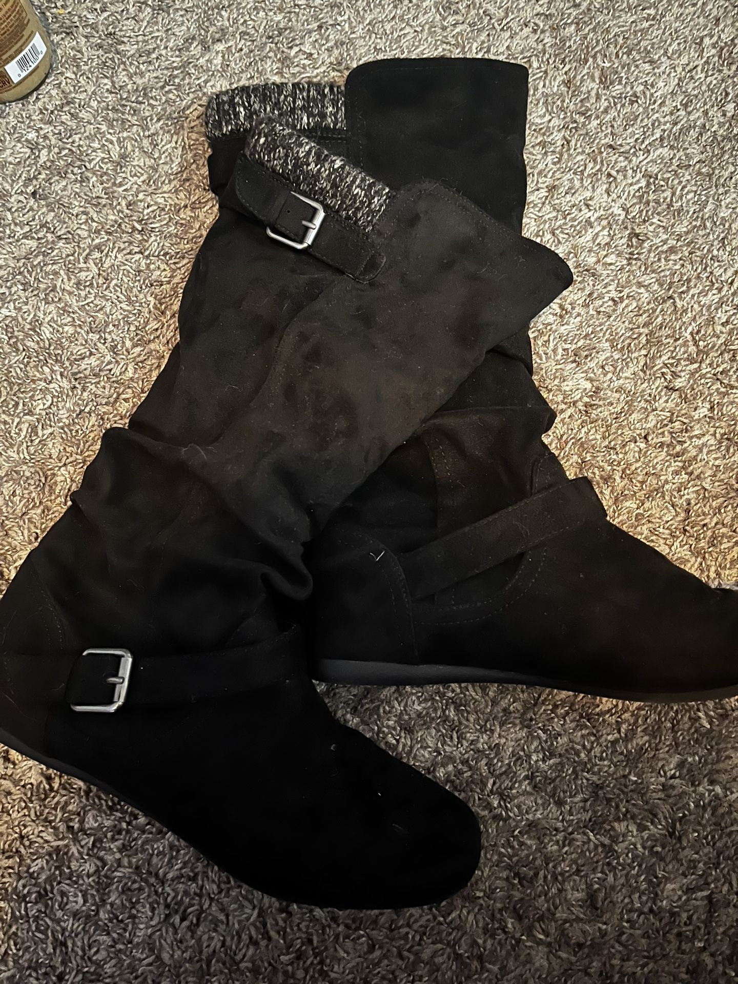 Size 8 Suade High Boots(flats)