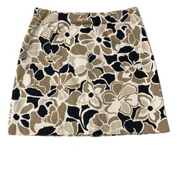 Geoffrey Beene Floral A-Line Skirt – Size 10