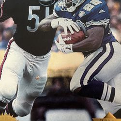 This is a giant time warp  Of dick Butkus And Emmett Smith