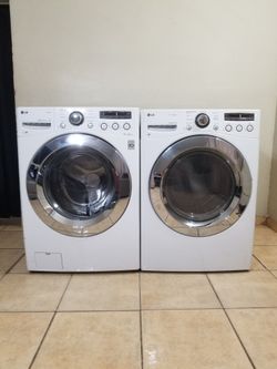 LG Front-Load Washer and Dryer Set
