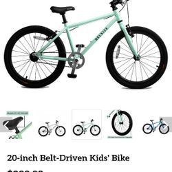 20 Inch Belsize Bike Lightweight With Kickstand 