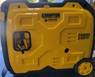 Champion 5500 Watt Remote Start Inverter Generator