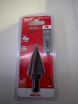 Milwaukee #9 Jam-Free Step Drill Bit