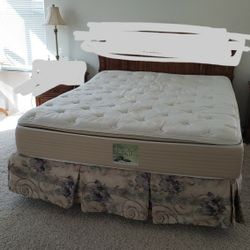Queen Pillow Top Mattress- Clean & Comfortable 