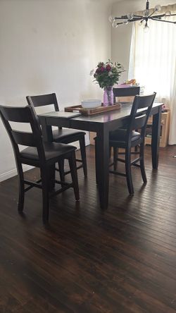 Table & 4 chairs $100
