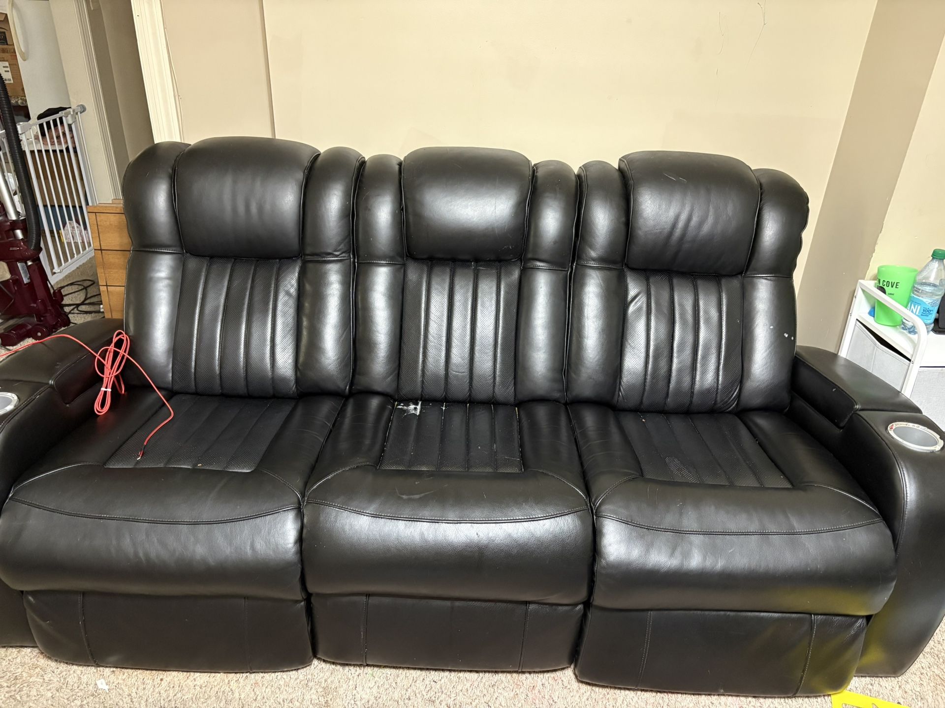 Black Recliner Couch