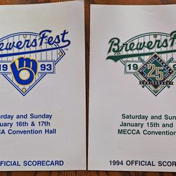 Milwaukee Brewers Fan Fest Programs 