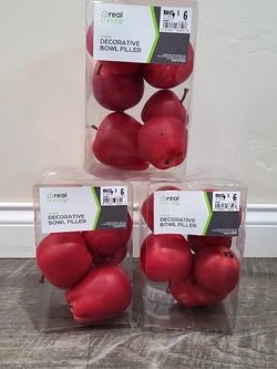 6 Piece NEW DECORATIVE BOWL FILLER