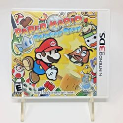 Paper Mario StickeStar Nintendo 3DS - (2012) Tested and Working -